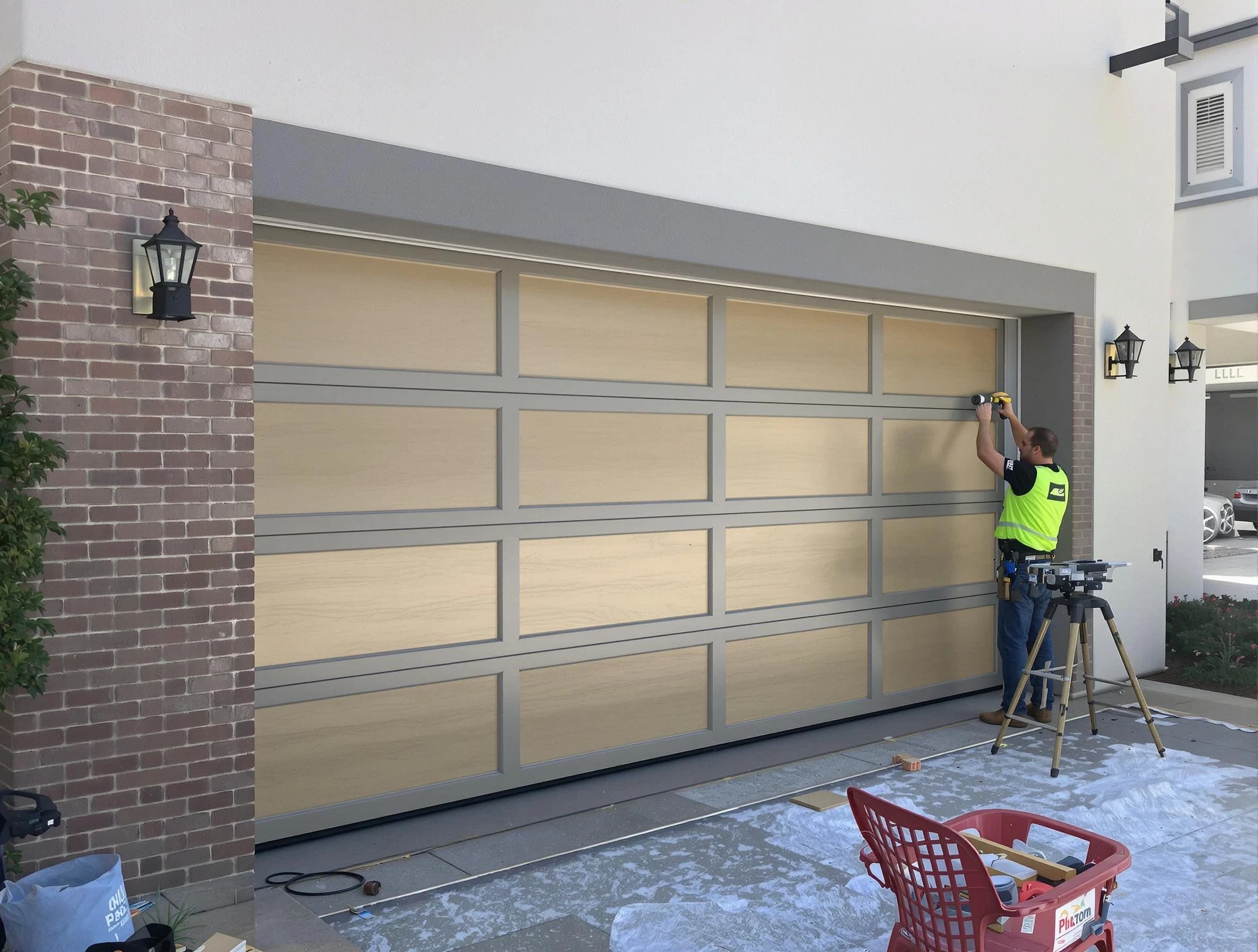 Garage door replacement service by Moody Garage Door Repair in Moody