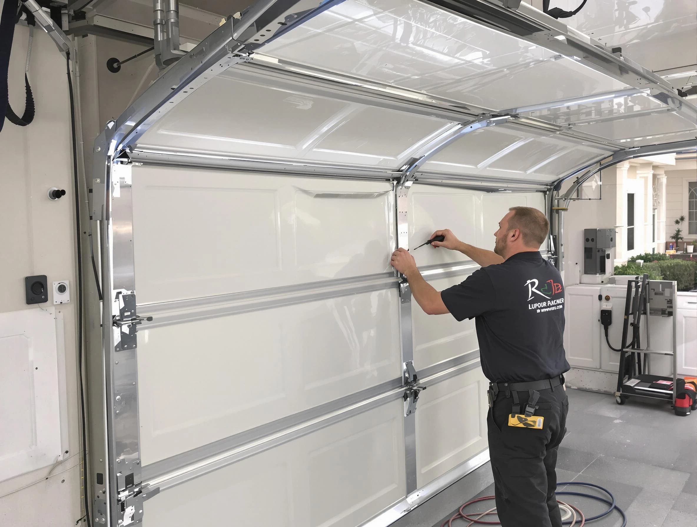 Moody Garage Door Repair professional performing panel repair in Moody