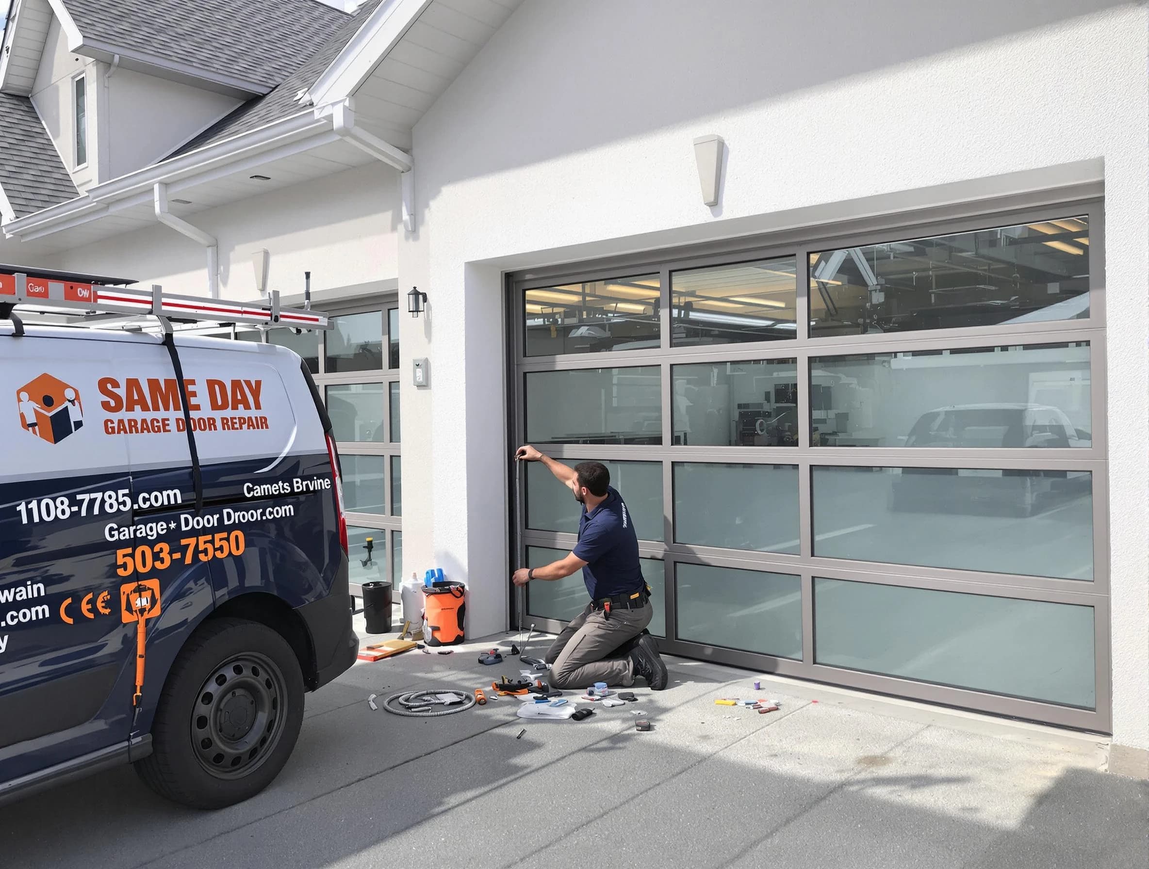 Same-day garage door repair service by Moody Garage Door Repair in Moody