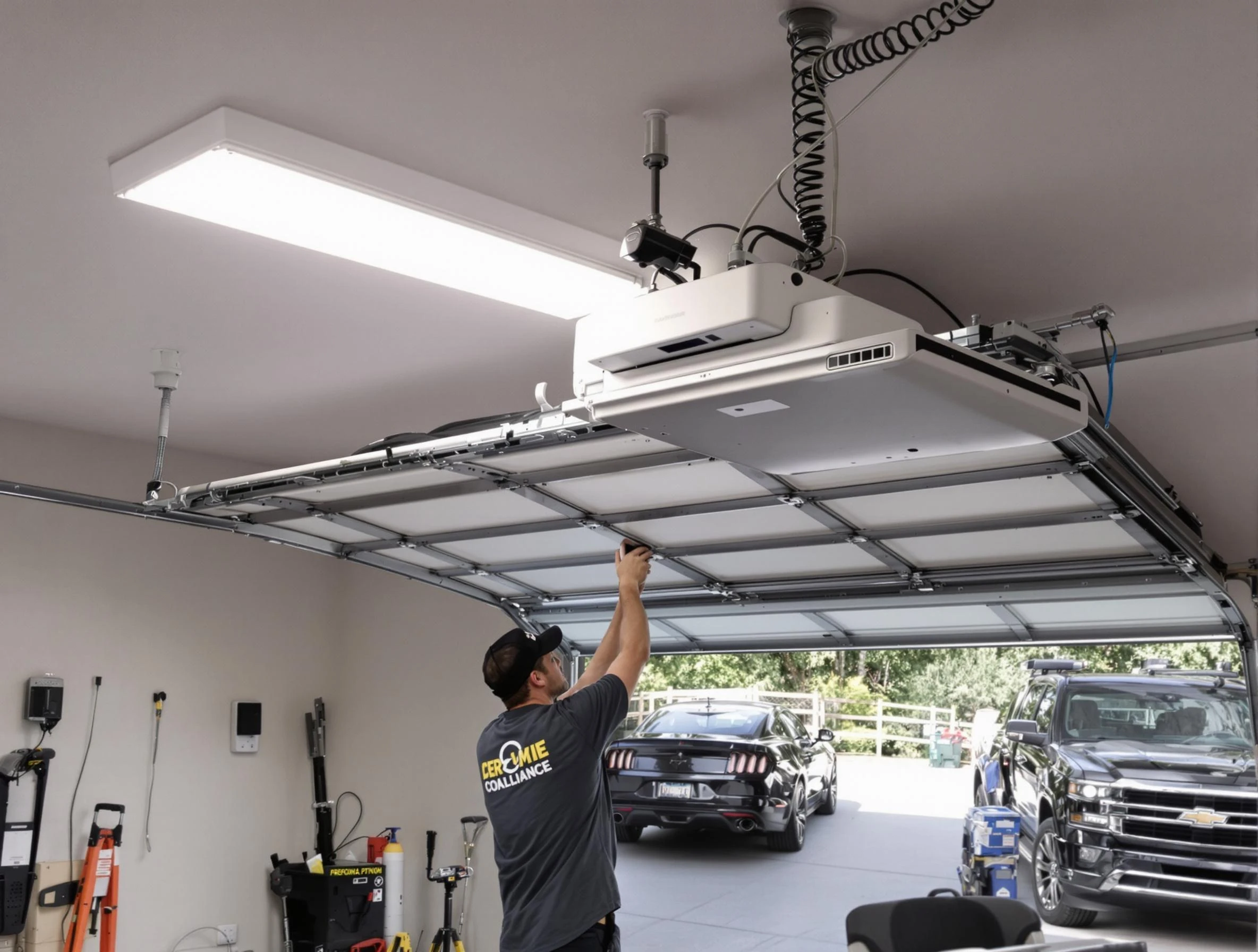 Garage Door Opener Installation in Moody