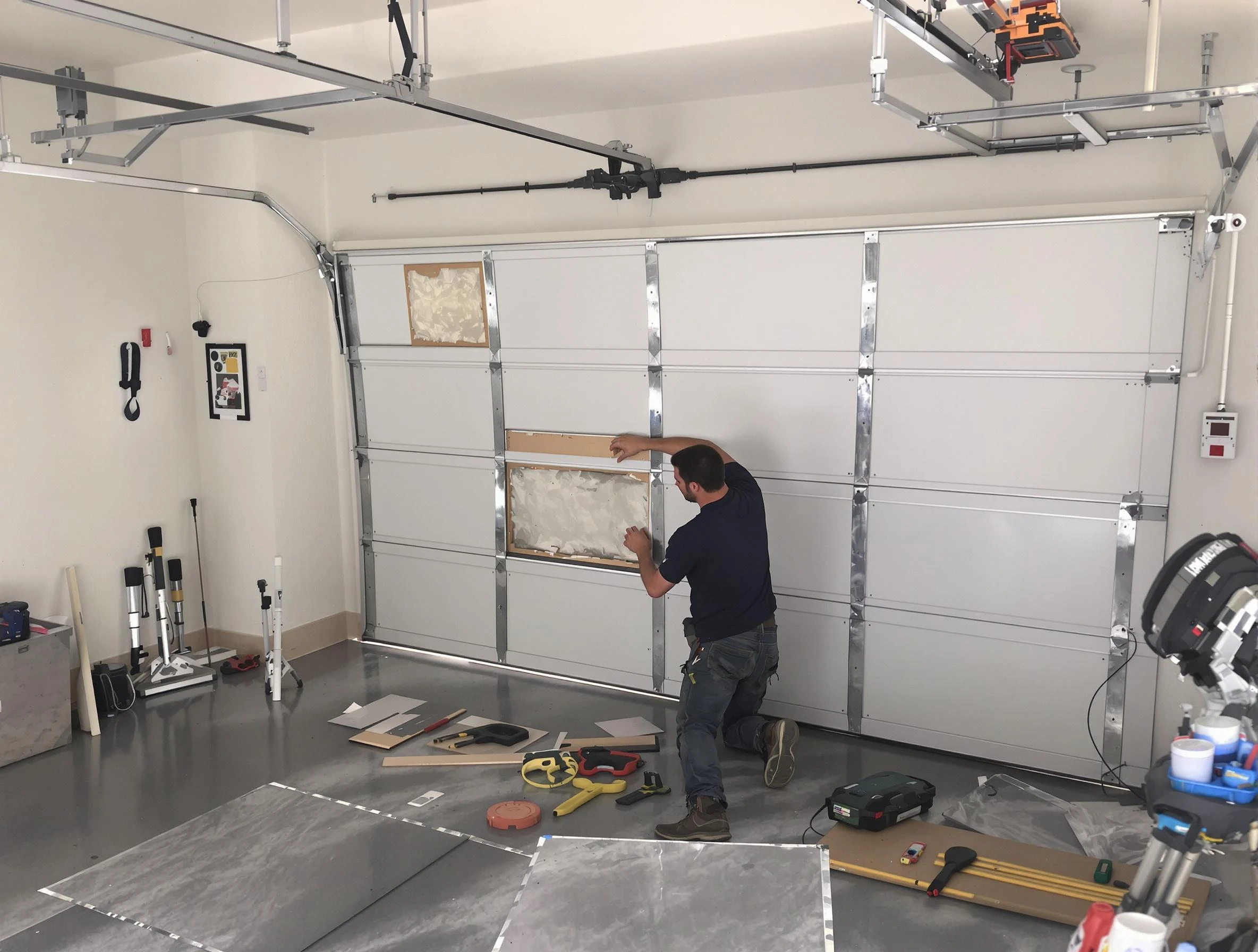 Garage Door Panel Repair in Moody