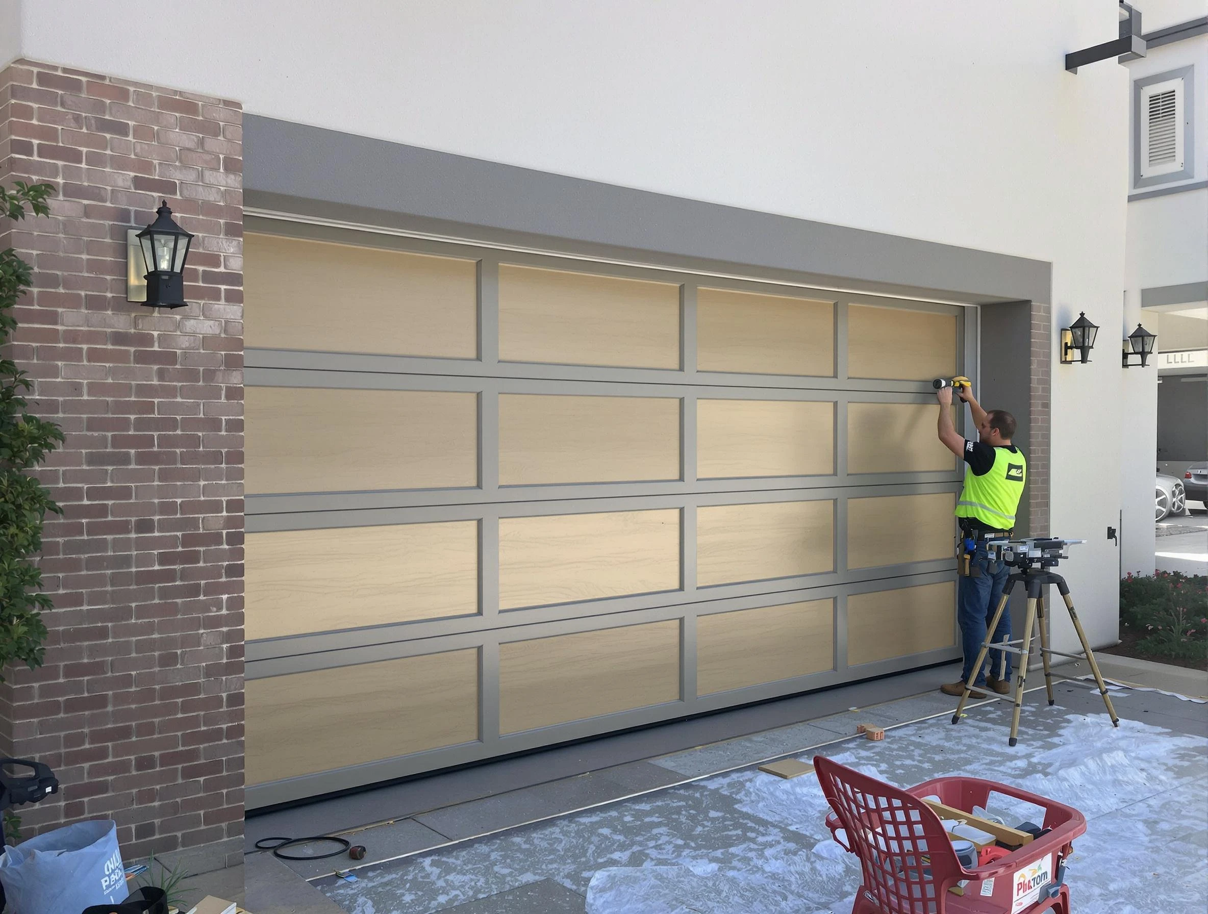 Garage door replacement service by Moody Garage Door Repair in Moody