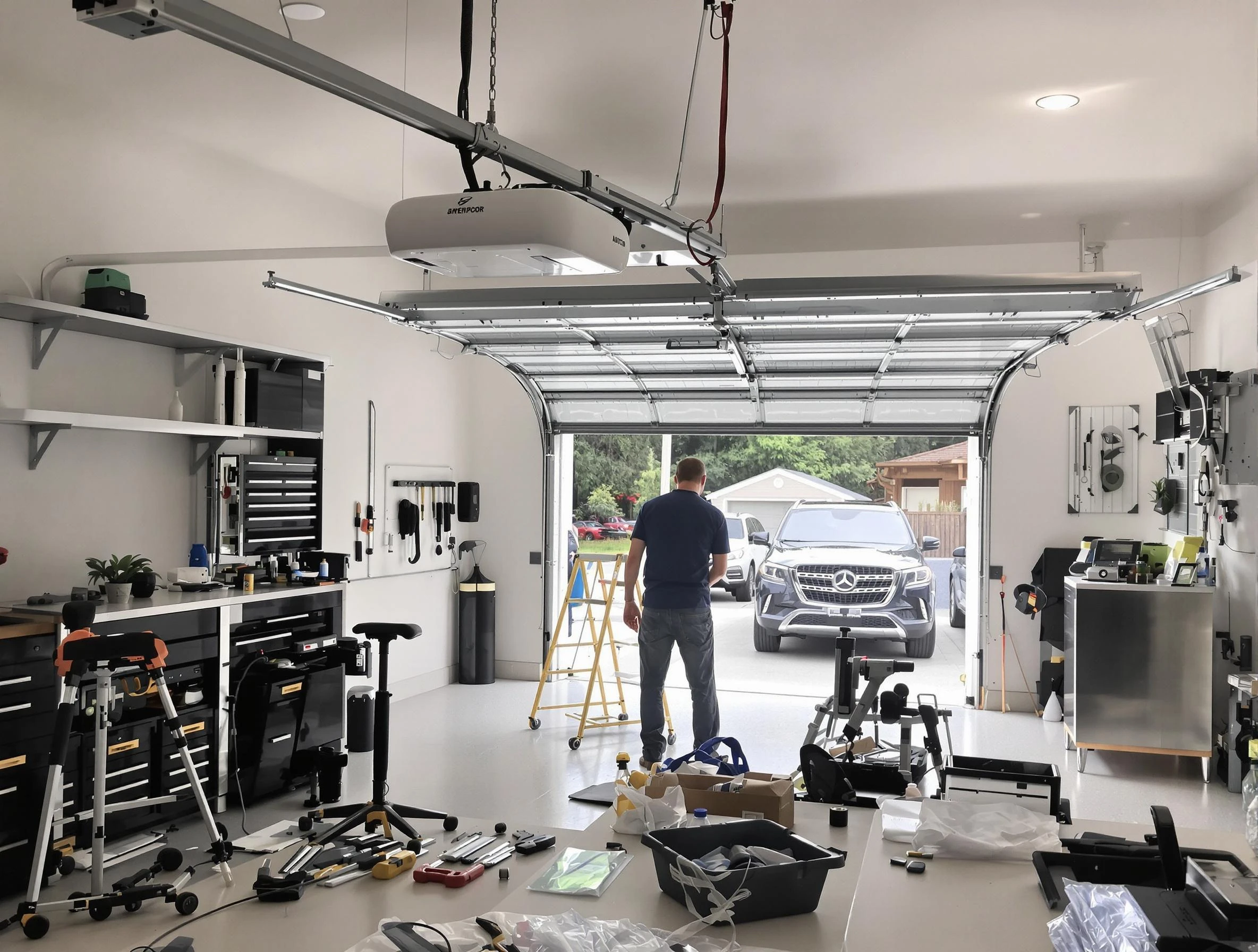 Garage door opener installation by Moody Garage Door Repair in Moody