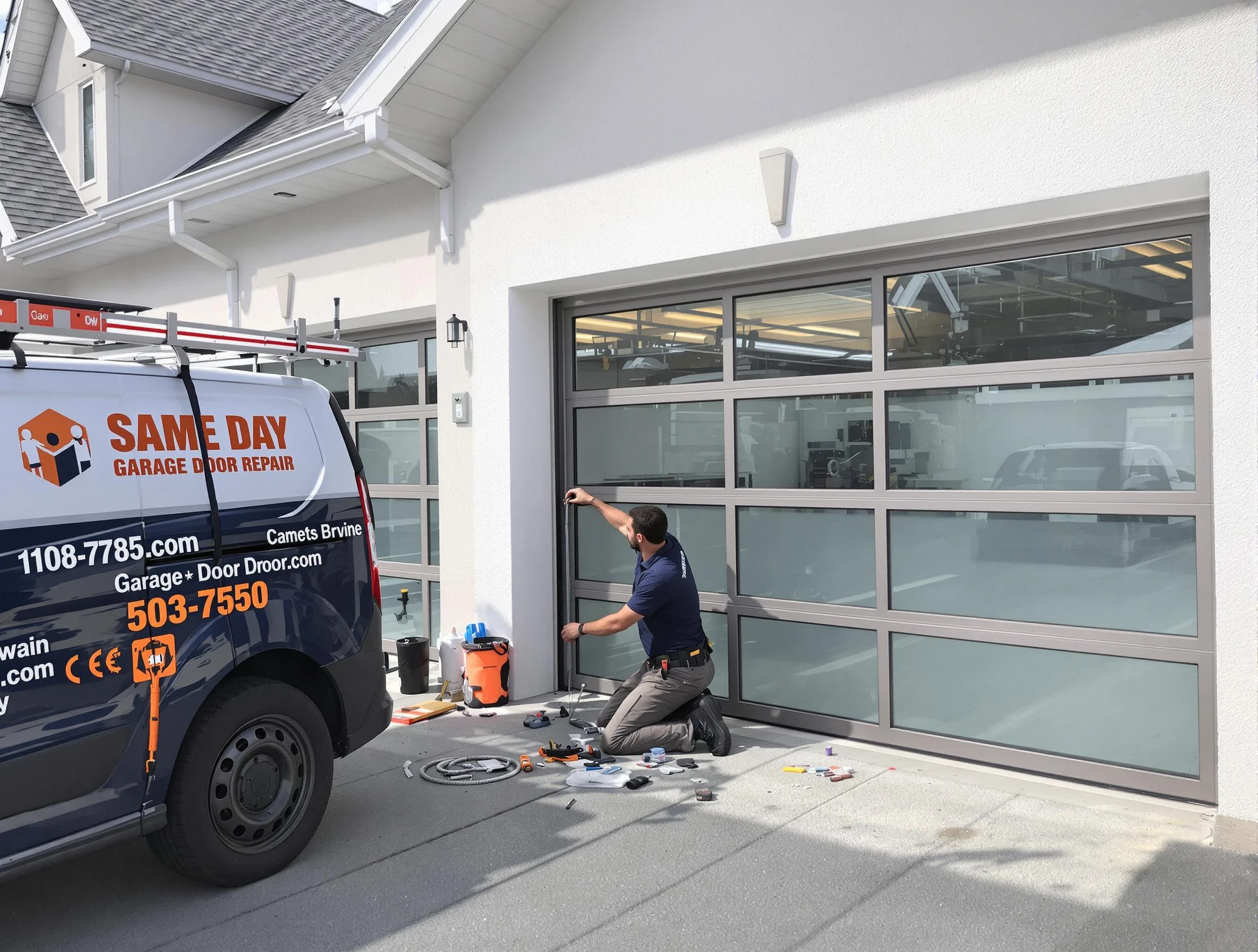 Same-day garage door repair service by Moody Garage Door Repair in Moody